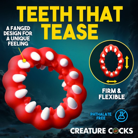 Picture of Fangs Silicone Cock Ring