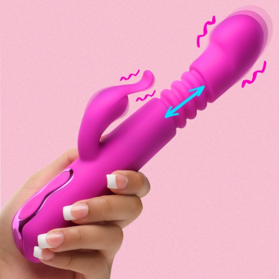Picture of Thrusting Silicone Rabbit Vibrator