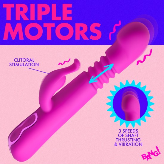 Picture of Thrusting Silicone Rabbit Vibrator