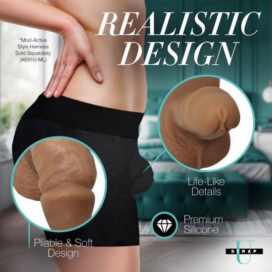 Picture of 3.6" Silicone Packer Dildo - Medium