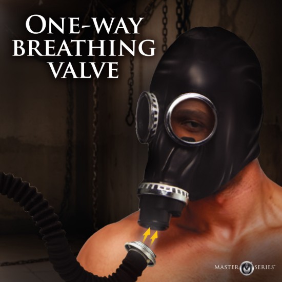 Picture of Dark Inhaler Gas Mask with Bottle