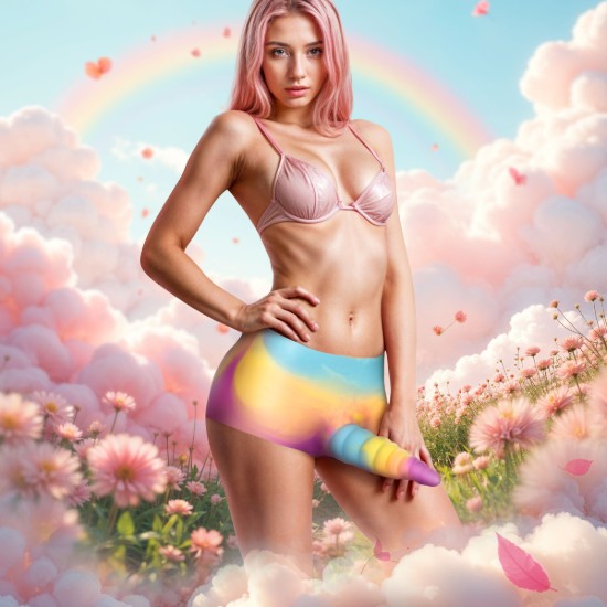 Picture of Unicorn Silicone Strap-On