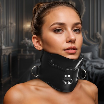 Picture of Rigid Locking Posture Collar w/ Chin Brace