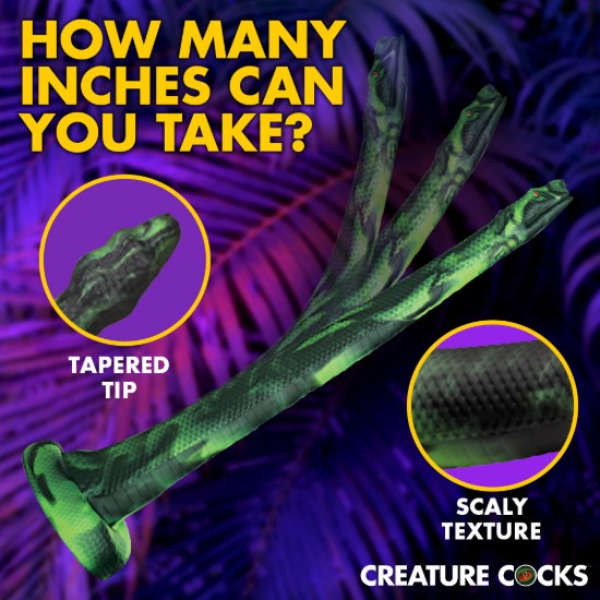 Picture of Spitting Serpent Silicone Enema Snake