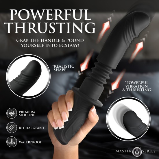 Picture of Power Thrust Thrusting Silicone Vibrator