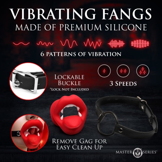 Picture of Vampire Vibrating Mouth Gag