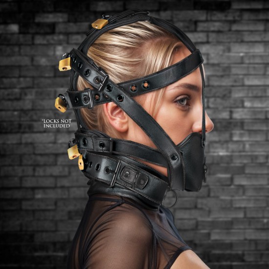 Picture of Lockable Head Harness with Muzzle
