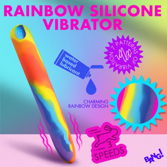 Picture of Rainbow Silicone Vibrator