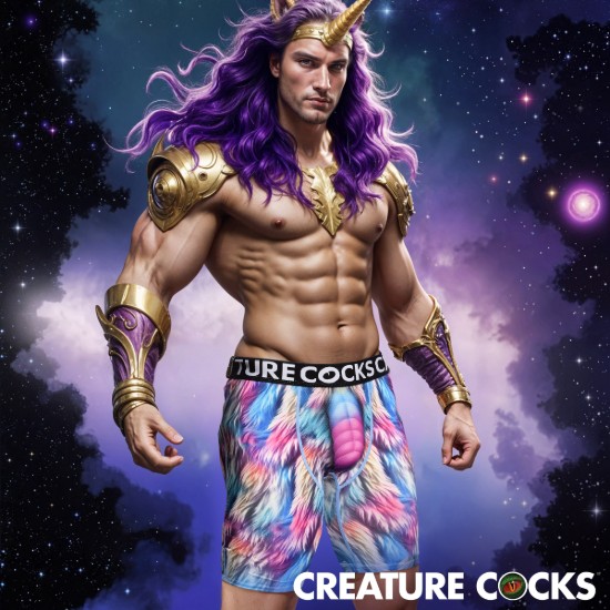 Picture of Creature Wear Mystique Unicorn Boxer Shorts - X-Large