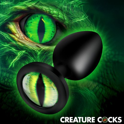 Picture of Creature Eye Green Eye Silicone Butt Plug - Small