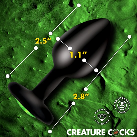 Picture of Creature Eye Green Eye Silicone Butt Plug - Small