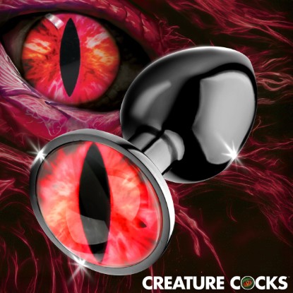 Picture of Sinister Eye Red Eye Metal Butt Plug - Small