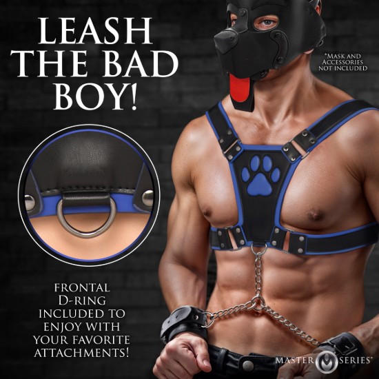 Picture of Alpha Pup Bulldog Harness - Blue
