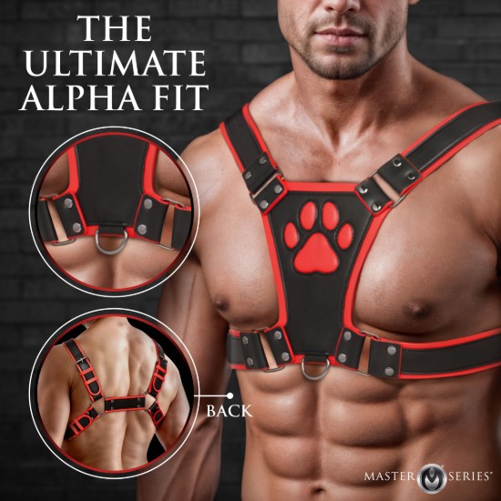 Picture of Alpha Pup Bulldog Harness - Red