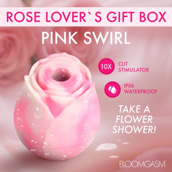 Picture of The Rose Lovers Gift Box - Pink Swirl
