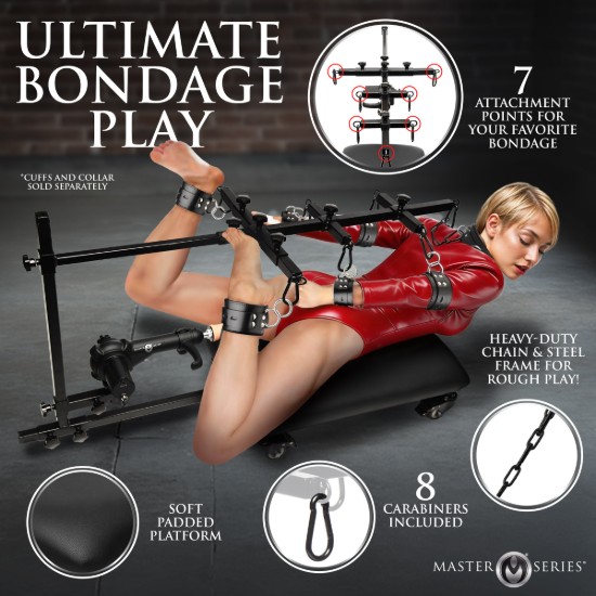 Picture of Hog Tie Restraint Rack with Sex Machine