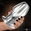 Picture of Dicked Clear Hollow Anal Plug - X-Large