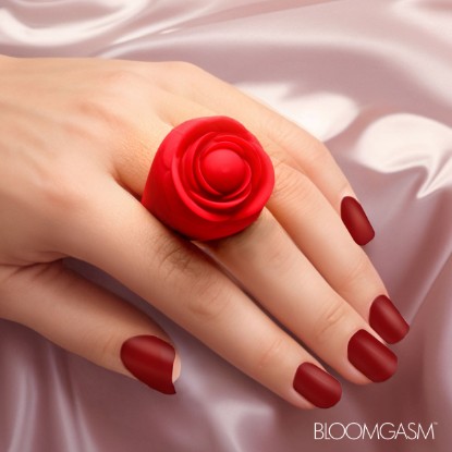 Picture of Rose Ring Discreet Finger Vibrator