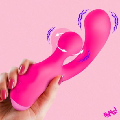 Picture of Gyro Rabbit Silicone Vibrator - Pink