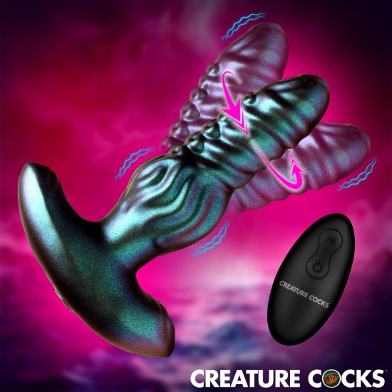 Picture of Octo-Squirm Vibrating & Squirming Silicone Anal Plug