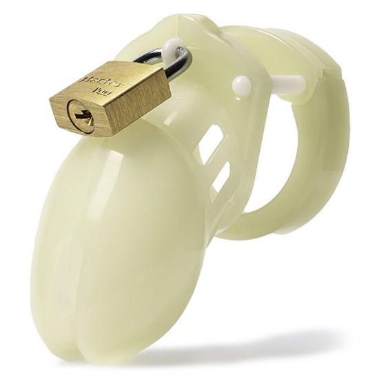 Picture of Glow-In-The-Dark Male Chastity Device - Small