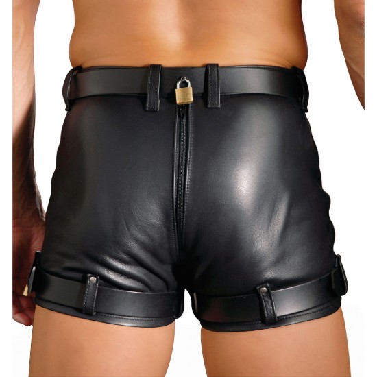 Picture of Strict Leather Chastity Shorts- 32 inch waist
