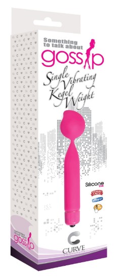 Picture of Single Vibrating Silicone Kegel Weight - Magenta