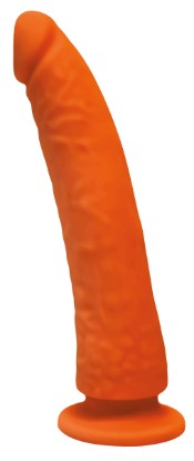 Picture of Lucky Pierre Orange Silicone Dildo