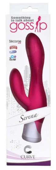 Picture of Serena 7 Speed Silicone Rabbit Vibe- Pink