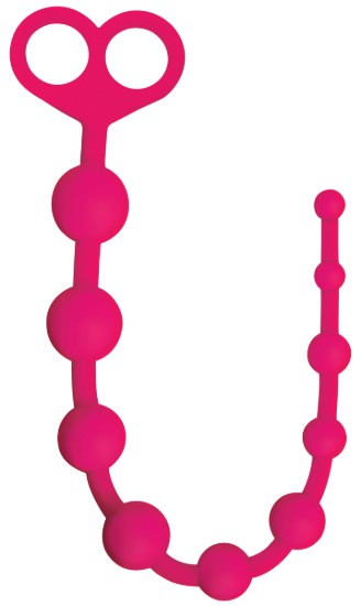 Picture of Perfect 10 Silicone Anal Beads - Pink
