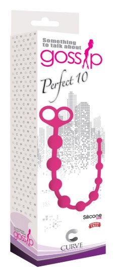 Picture of Perfect 10 Silicone Anal Beads - Pink
