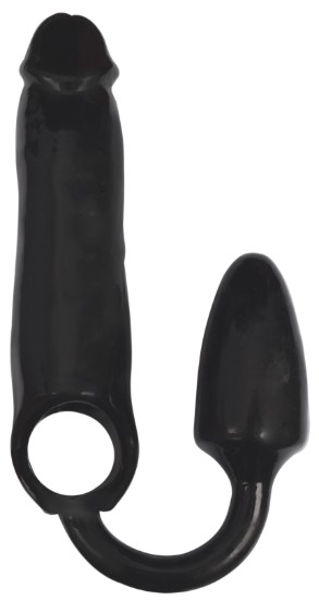 Picture of XXXPander Sheath with Smooth Plug - Black