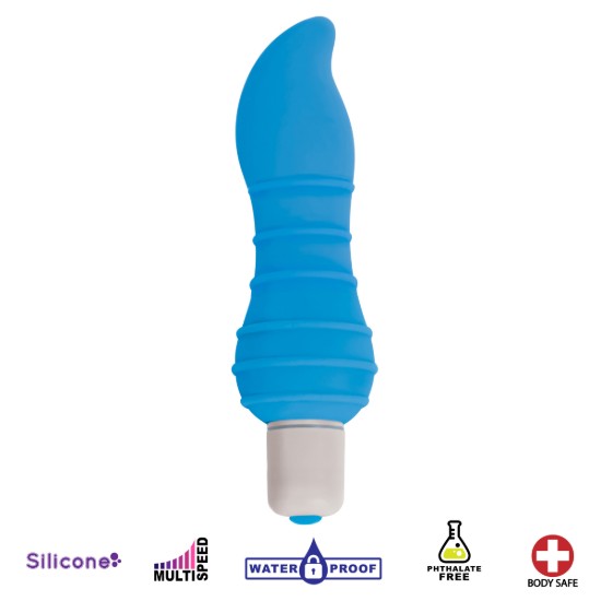 Picture of Tease Silicone Bullet Vibe- Blue