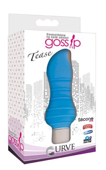 Picture of Tease Silicone Bullet Vibe- Blue