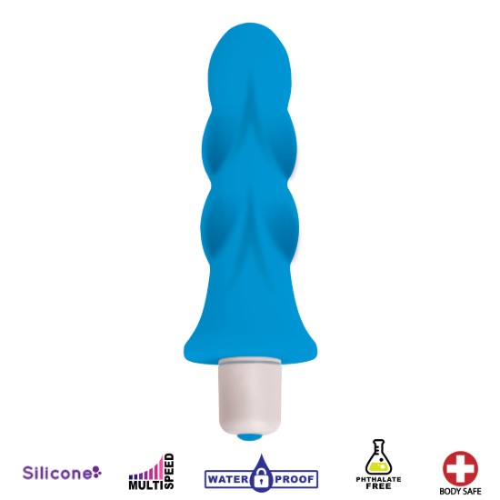 Picture of Charm 7 Function Petite Silicone Vibe- Blue