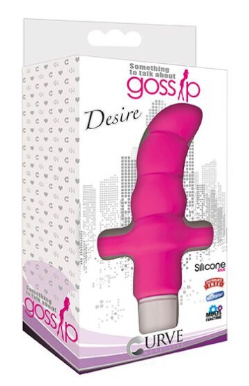 Picture of Desire Silicone Vibrating Anal Probe- Pink