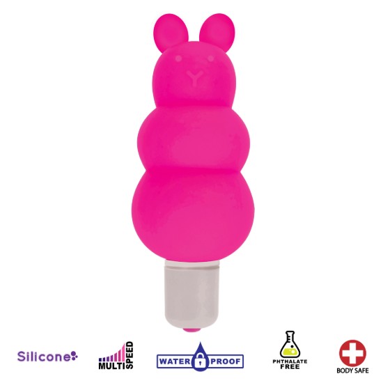 Picture of Excite Silicone Ripple Bullet Vibe- Pink