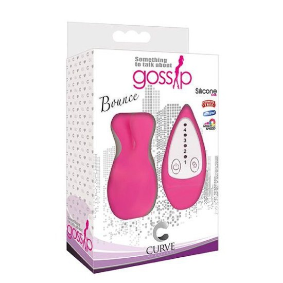 Picture of Bounce Silicone Bunny Bullet Vibe- Pink