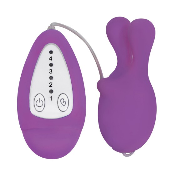 Picture of Bounce Silicone Bunny Bullet Vibe- Purple