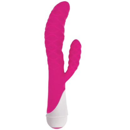 Picture of Ivy 20x Wavy Silicone Rabbit Vibe- Pink
