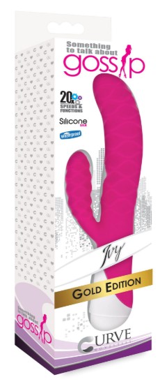 Picture of Ivy 20x Wavy Silicone Rabbit Vibe- Pink