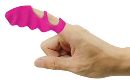 Picture of Thrill-Her Silicone Finger Vibrator - Pink
