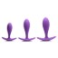 Picture of Rump Bumpers 3 Piece Silicone Anal Plug Set - Purple