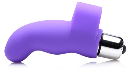 Picture of G-Thrill Silicone Finger Vibe - Purple