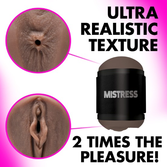 Picture of Double Shot Pussy and Ass Stroker - Dark