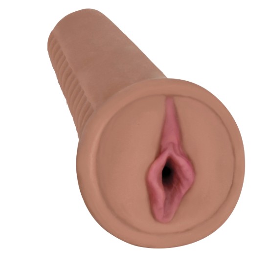 Picture of Mistress Jenna BioSkin Vibrating Pussy Stroker- Tan