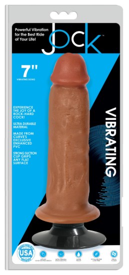 Picture of Jock Medium Vibrating Dildo - 7 Inch