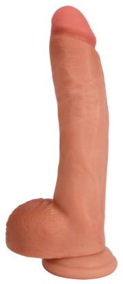 Picture of Jock Light Bareskin Dildo with Balls - 9 Inch