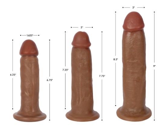 Picture of Jock Dark Bareskin Dildo - 6 Inch