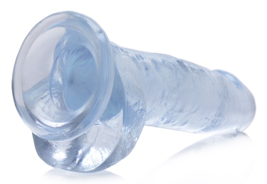 Picture of Jock C-Thru Dildo with Balls - 8 Inch